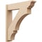Ekena Millwork 8-in W x 36-in D x 40-in H Balboa Trad Rough Cedar Woodgrain TimberThane Outlooker, Primed Tan OUTUR080X36X40BOA04RCPR - alternate 1
